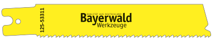 1x Bayerwald Werkzeuge Säbelsägeblatt Länge 150 mm