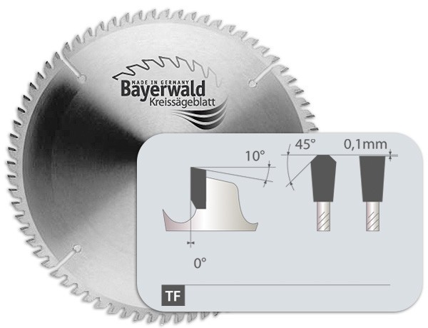 Bayerwald Werkzeuge HM Kreissägeblatt - 400 x 3/2.5 x 35 Z120 TF
