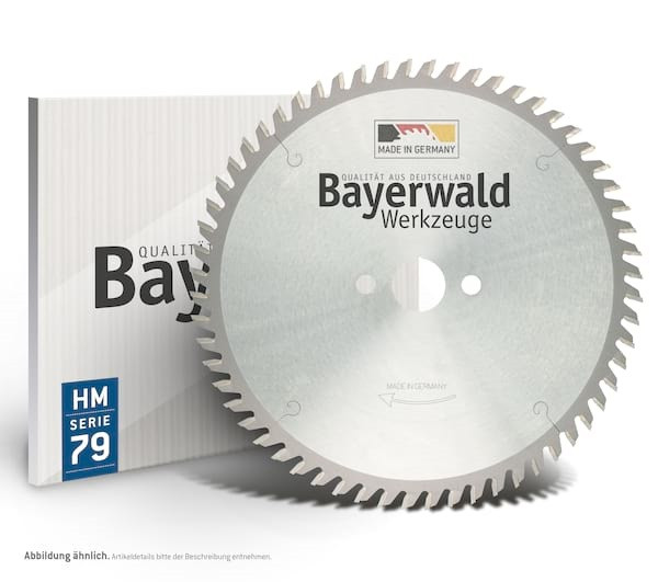 Bayerwald Werkzeuge HM Kreissägeblatt - 160 x 1.8/1.2 x 20 | Z=48 TF positiv